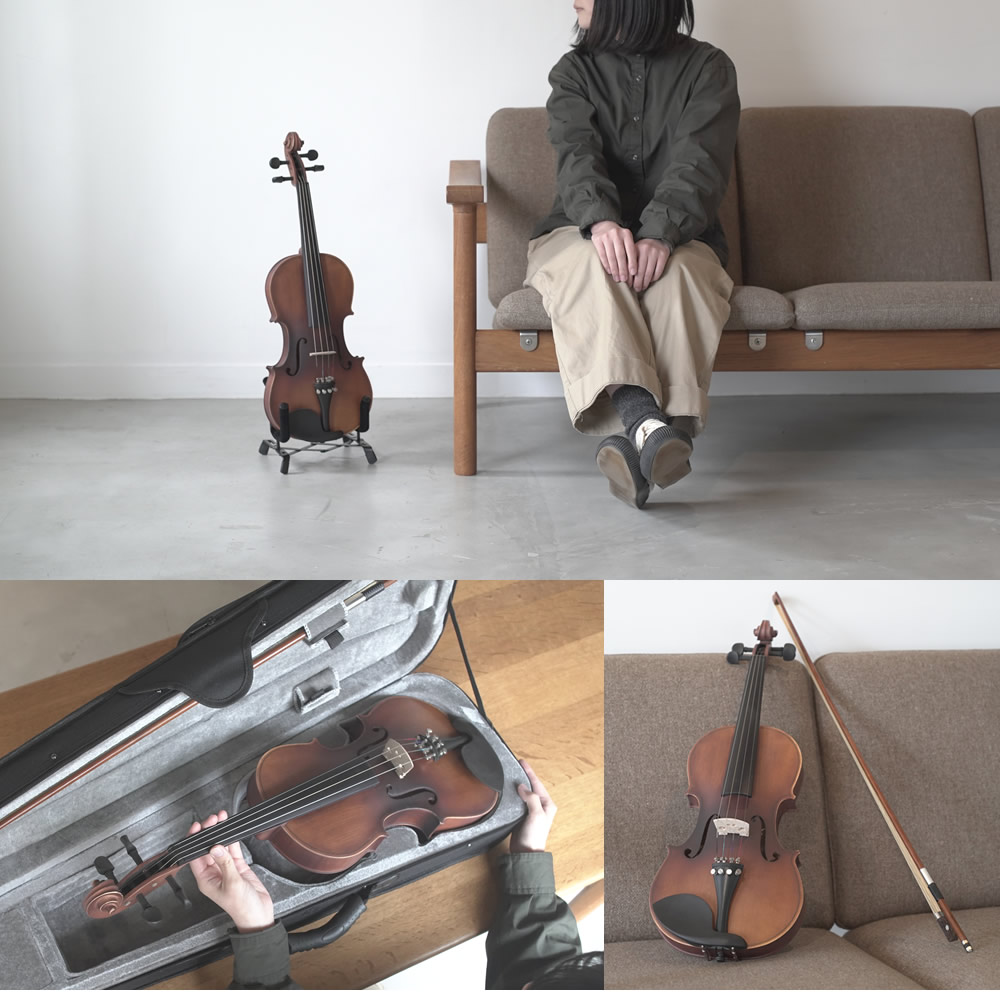 バイオリン 初心者セット Hallstatt V-12 〔ヴァイオリン 入門