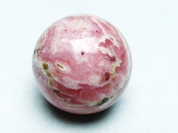 インカローズ ロードクロサイト 丸玉 30mm [t145-1702]