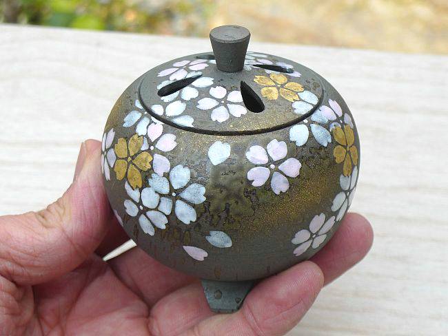 京焼 清水焼 雅桜香炉 花月 : 松韻堂 Yahoo!店 - 通販 - Yahoo