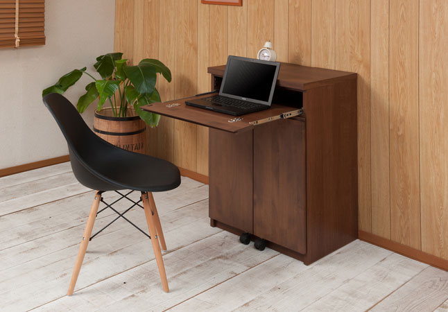 パソコンデスク 木製 プリンター 収納 省スペース 幅60cm 日本製 完成