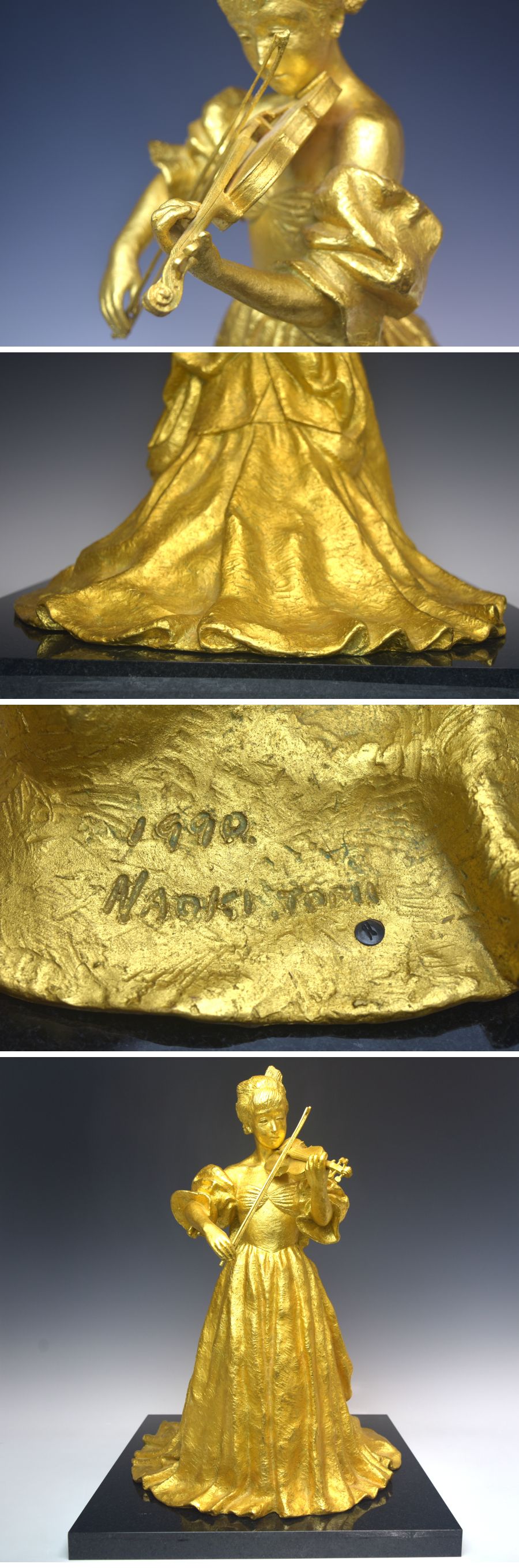 趣楽】 文化勲章受賞作家 ブロンズ【富永直樹】『クリスマス イブ』高