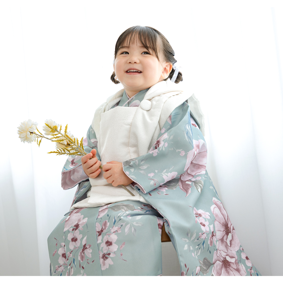 SOUBIEN（創美苑） 七五三 着物 3歳 レトロ 被布 販売 女の子 三歳