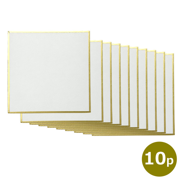 ミニミニ色紙 10枚セット 76mm×76mm 豆色紙 手のひらサイズ 書道