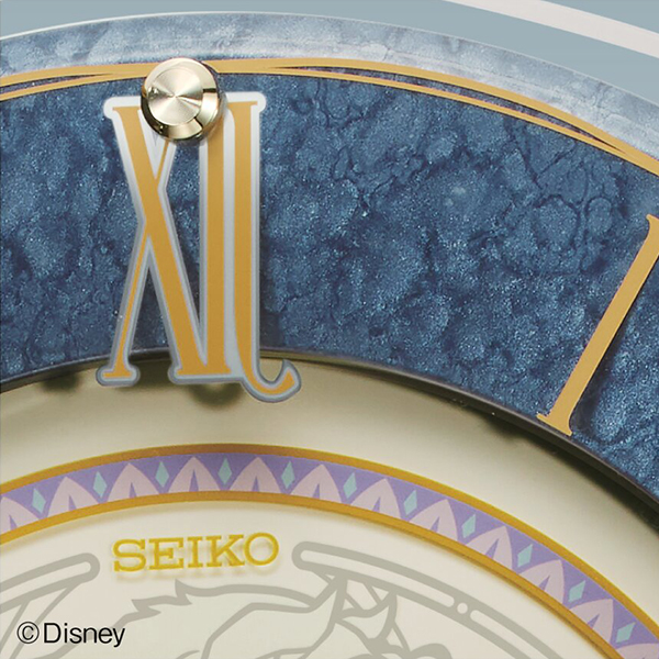 SEIKO（セイコー） クロック 大人ディズニー 美女と野獣 電波 掛け時計