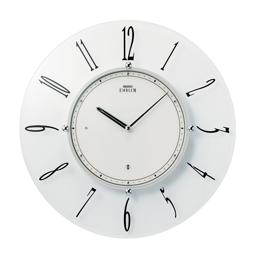 SEIKO（セイコー） エムブレム 電波 掛け時計 HS560W クオーツ 電池式