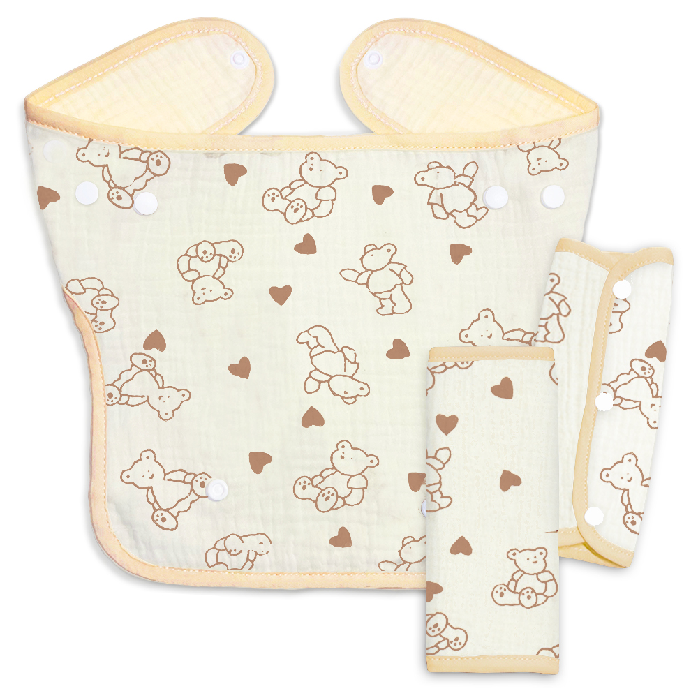 PureHug 抱っこ紐 よだれカバー スタイ よだれかけ 抱っこひも カバー