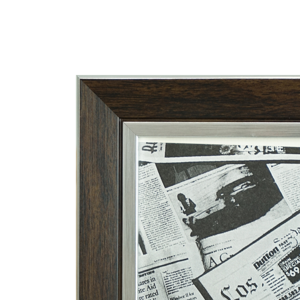 万丈（VANJOH） A4/B5兼用 フォトフレーム クラシック 木目調 写真立て