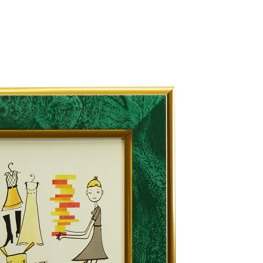 万丈（VANJOH） L判 フォトフレーム クラシック 大理石調 写真立て