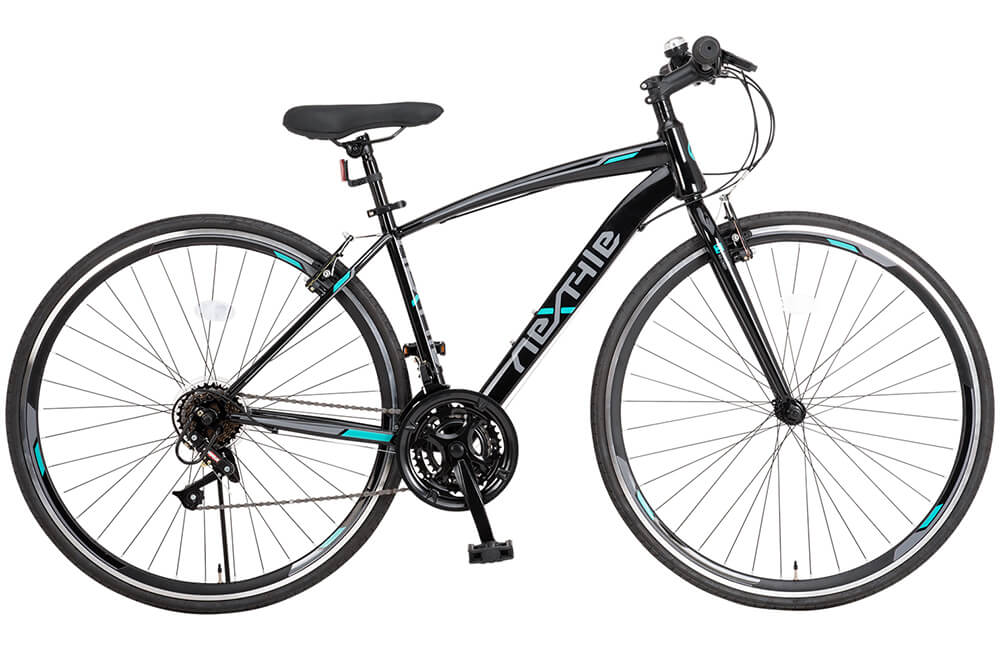 NEXTYLE クロスバイク 自転車 シマノ製21段変速 700×28C 27インチ相当