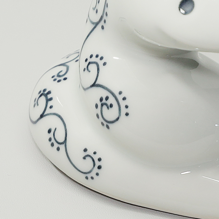 干支 巳の置物 蛇 へび ヘビ 陶器 かわいい おしゃれ 砥部焼 縁起物