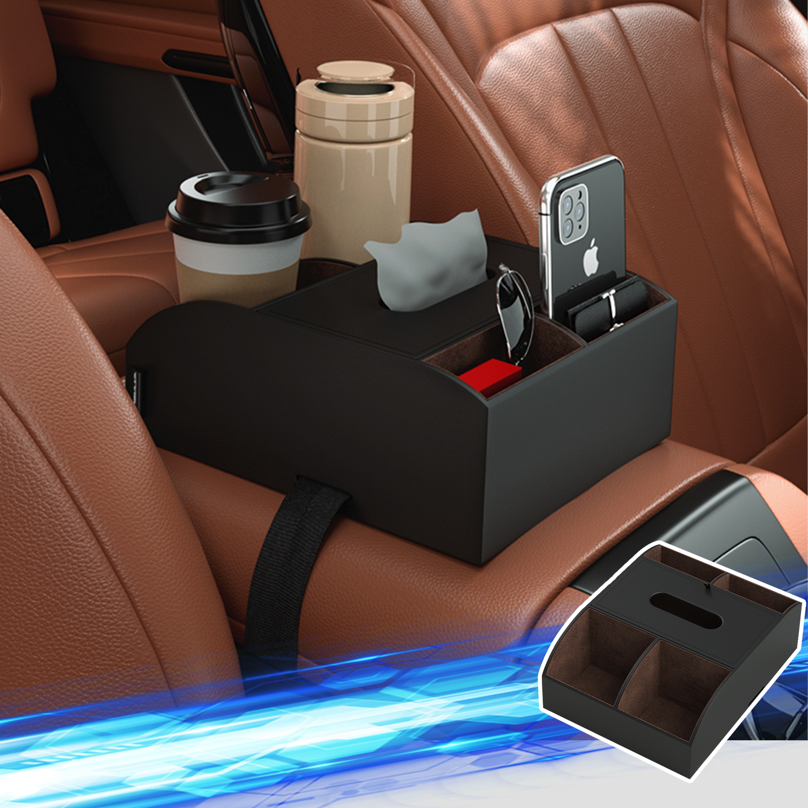 スバル XV アームレスト カップホルダー ティッシュボックス 電話