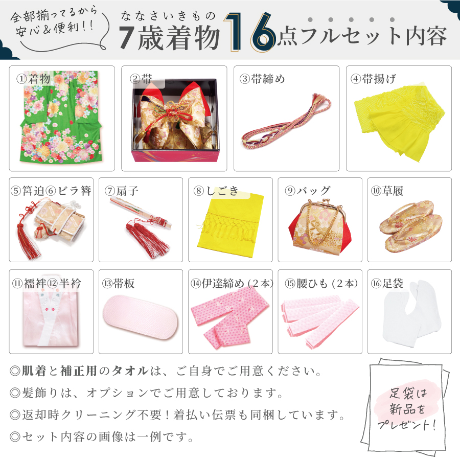 七五三 7歳着物 レンタル フルセット 赤 ねじれ梅 女の子 七歳 753