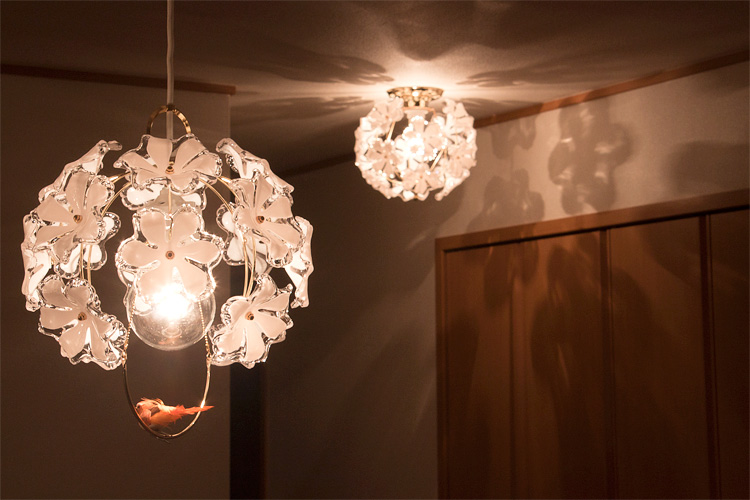 キシマ（KISHIMA） ペンダントライト 北欧 おしゃれ 照明器具 姫系 花