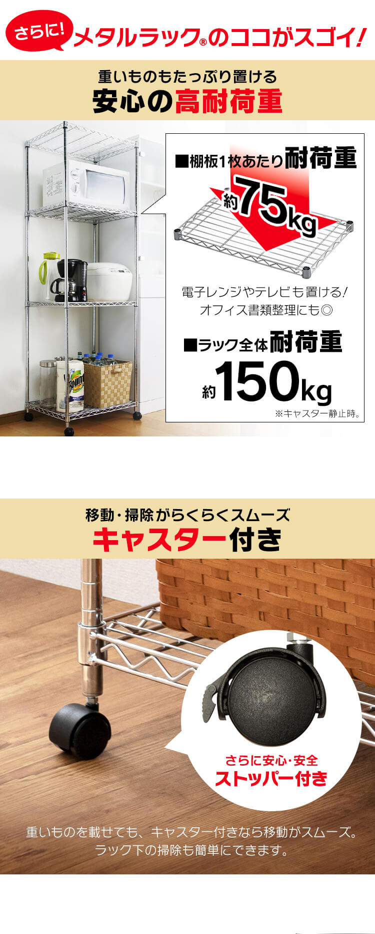 IRIS OHYAMA（アイリスオーヤマ） スチールラック 5段 幅80 業務用