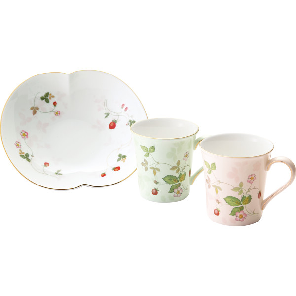 ウェッジウッド ワイルド ストロベリー パステル ティータイムセット
