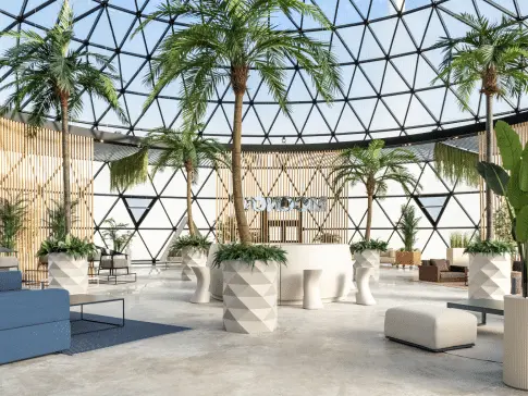 ガラスジオデシックドーム | グランピングドーム | ジオドーム