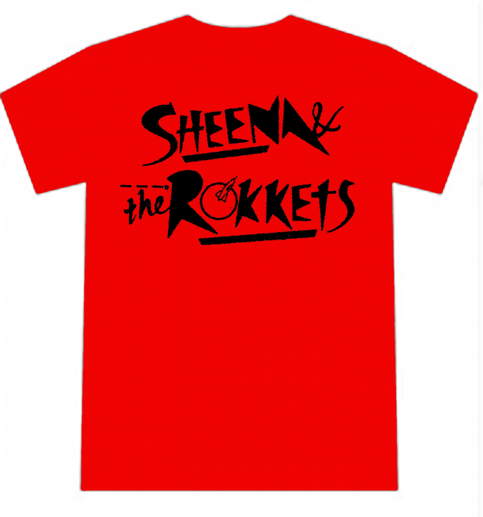 シーナ＆ロケッツ 40th Anniversary ロゴTシャツ赤