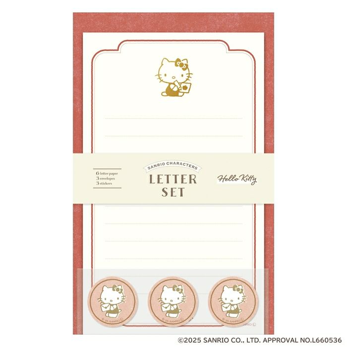 箔押しﾐﾆﾚﾀｰｾｯﾄ ﾊﾛｰｷﾃｨ ｻﾝﾘｵ | 古川紙工公式オンラインショップ