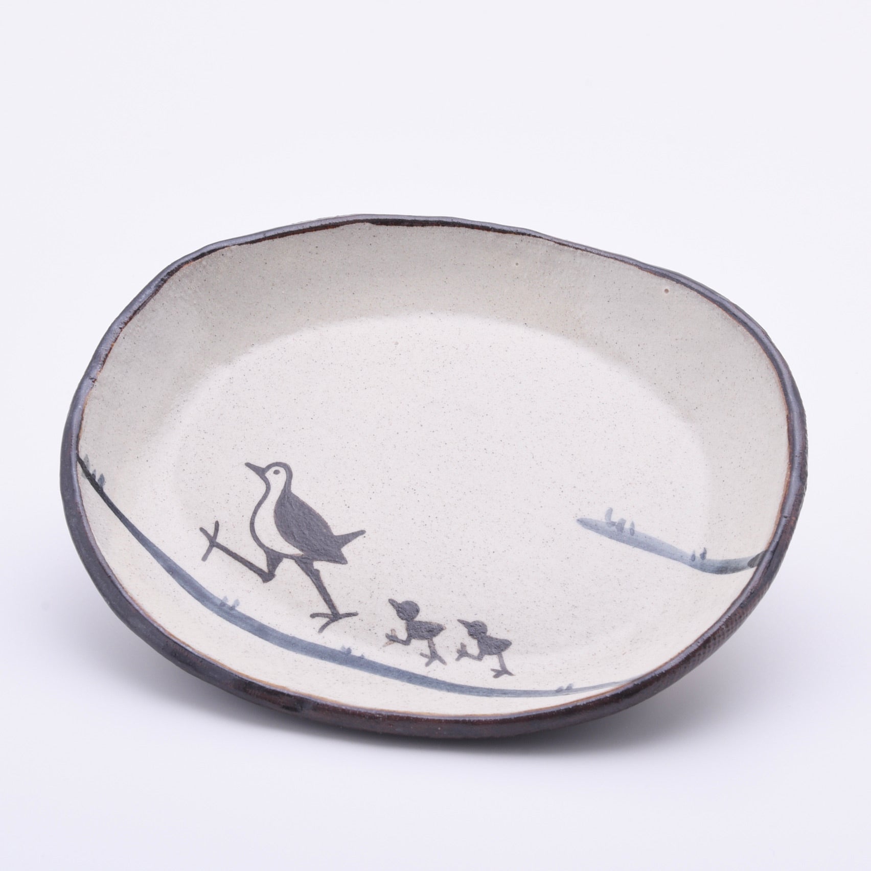 シロハラクイナの楕円皿 – 島土産オンラインショップ