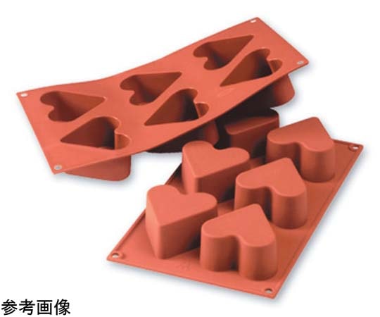 パシフィック洋行 製菓シリコン型 6個取 SF046 フランモールド70 1個