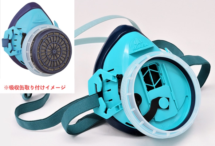 防毒マスク 直結式小型防毒マスク サカヰ式 R-5-08型 1個 (ご注文単位1