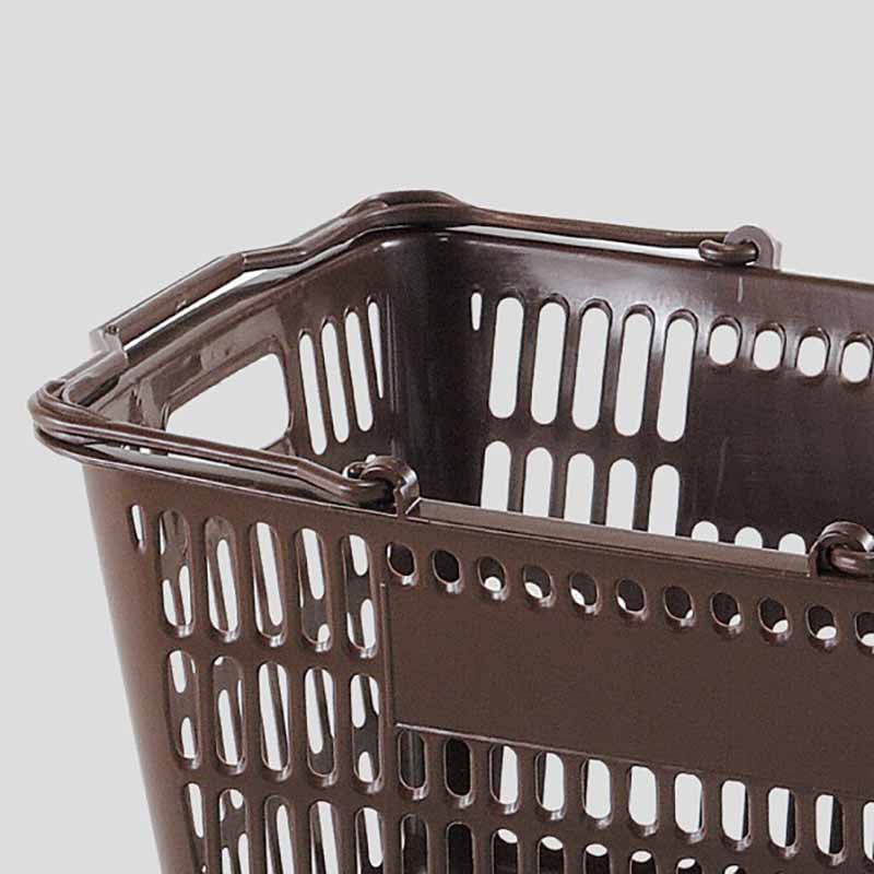 ストア・エキスプレス 買物カゴ 28リットル ダークブラウン 61-379-3-5