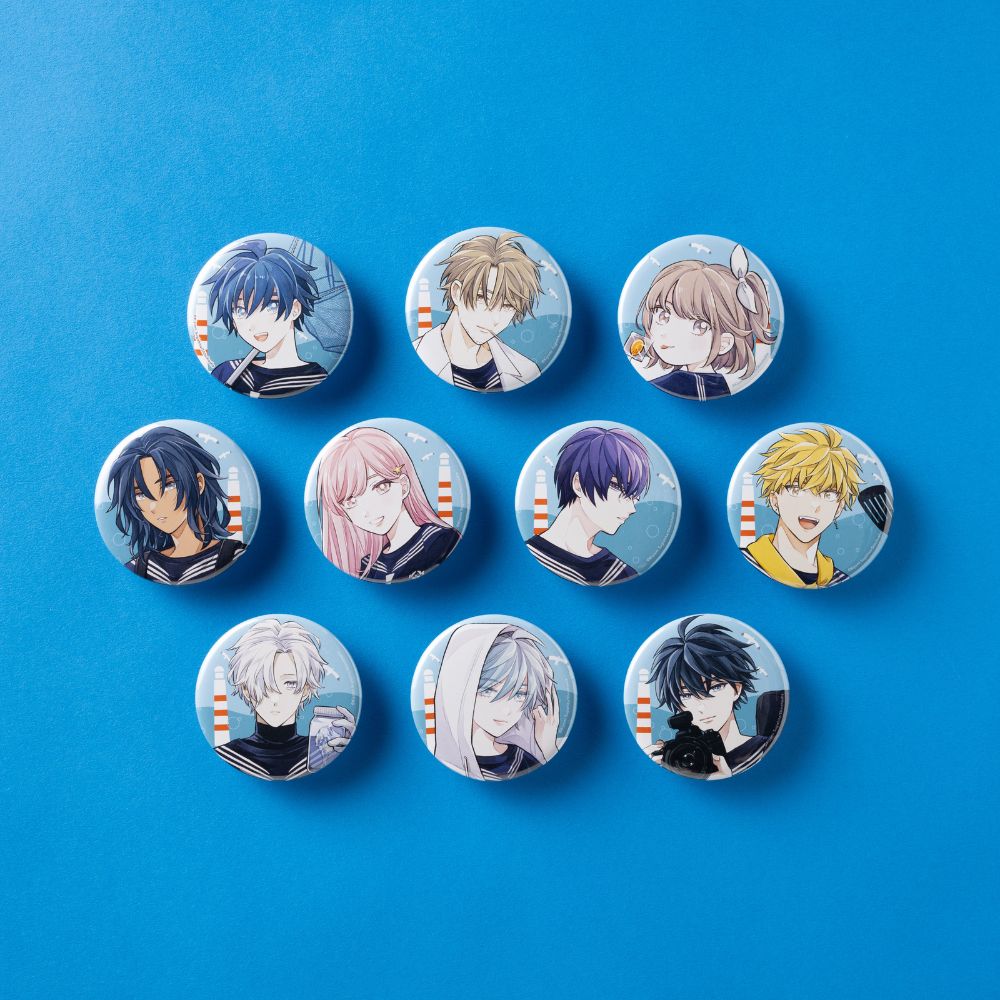 幼魚水族館コラボ『マグメル深海水族館』缶バッジ（知波田涼） – 新潮