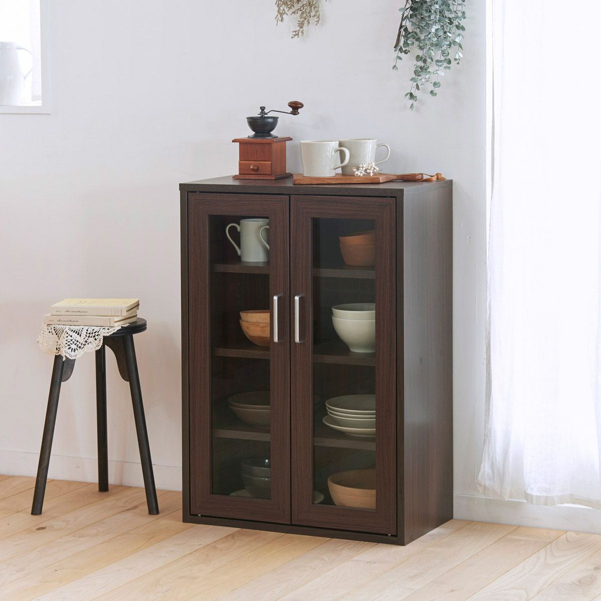 キャビネット・収納庫 ダークブラウン系 | 家具インテリア通販のSHIRAI