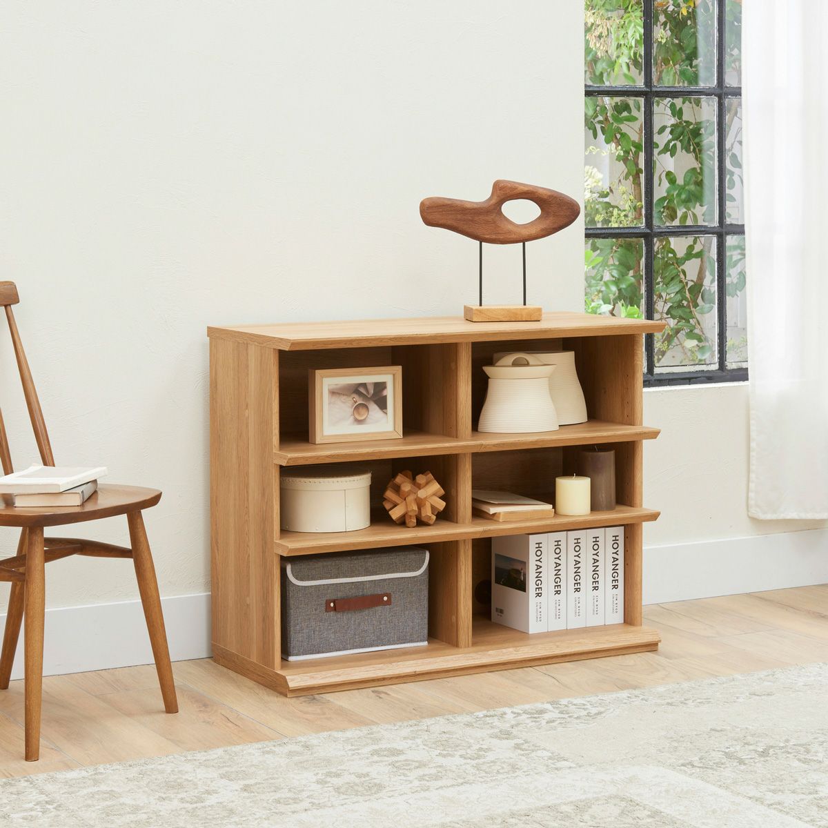 オープンラック 棚 幅90cm 高さ72cm ナチュラルブラウン シェルフ 本棚