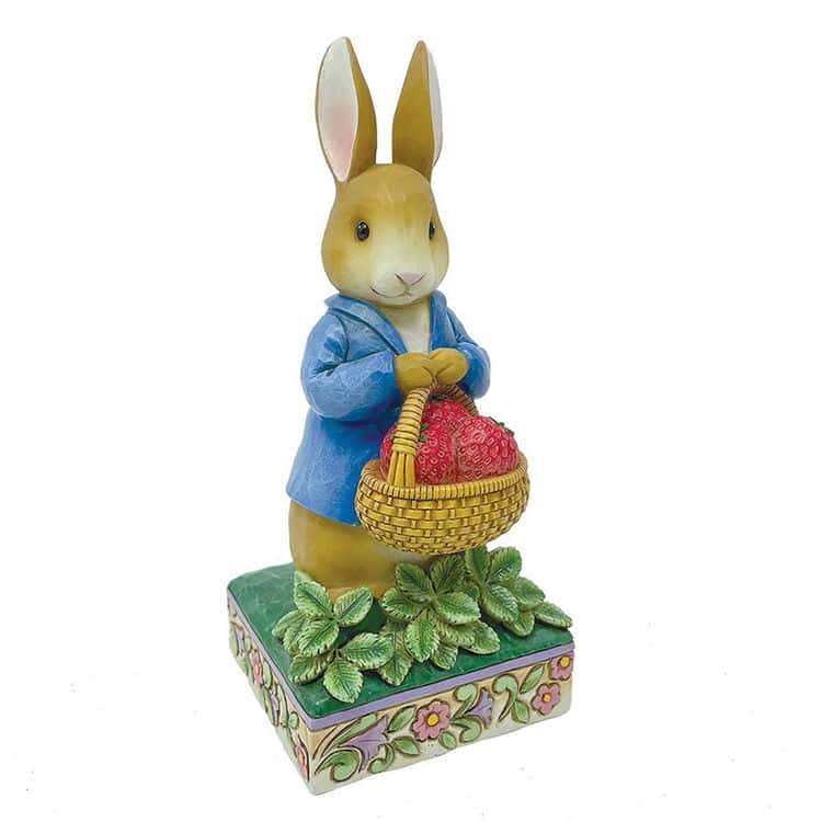 enesco(エネスコ)【JIM SHORE】ピーターラビット ウィズ バスケット