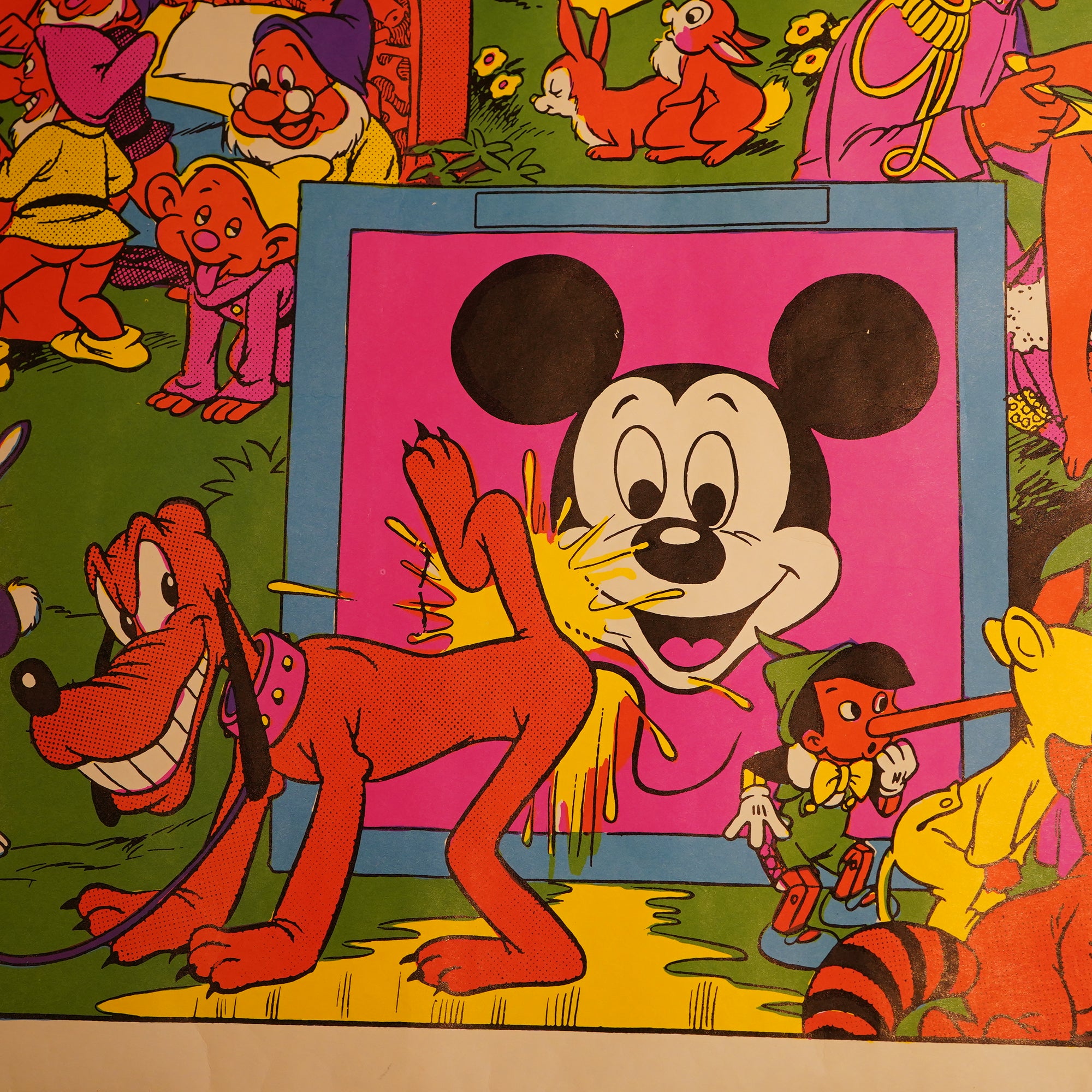 1960's The Disneyland Memorial Orgy サイケデリックポスター – SK OLDIES