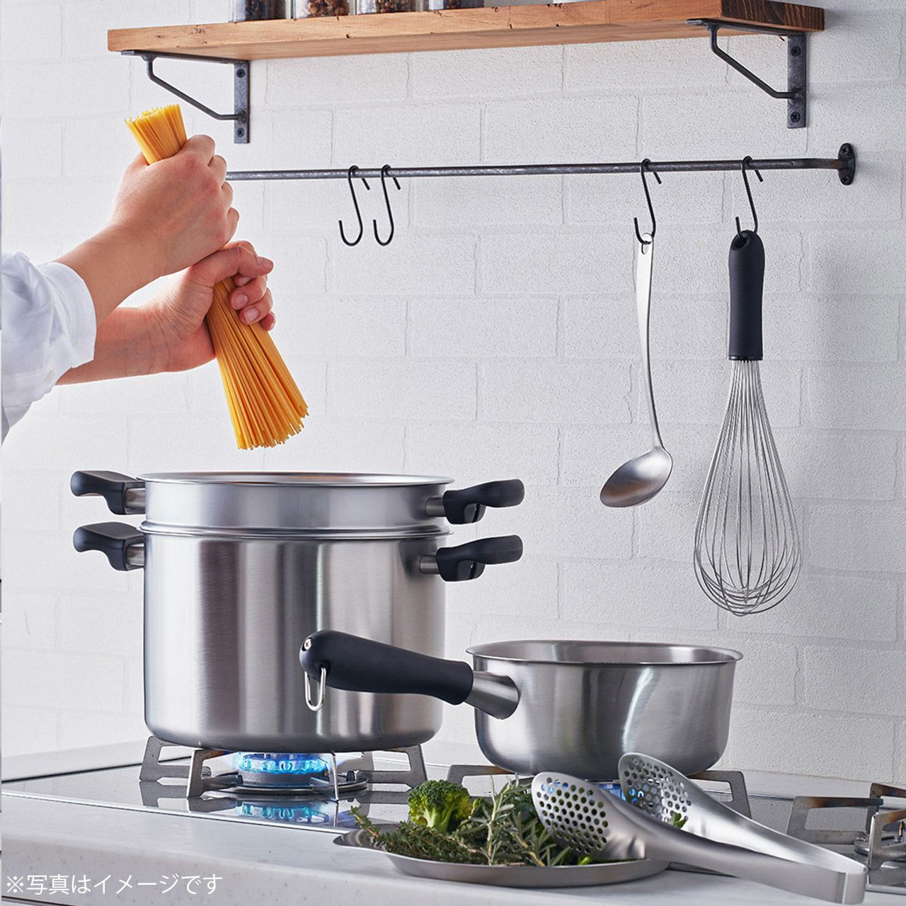 柳宗理ステンレスパスタパン22cm|《公式》ソルヴィータ(Solvita)