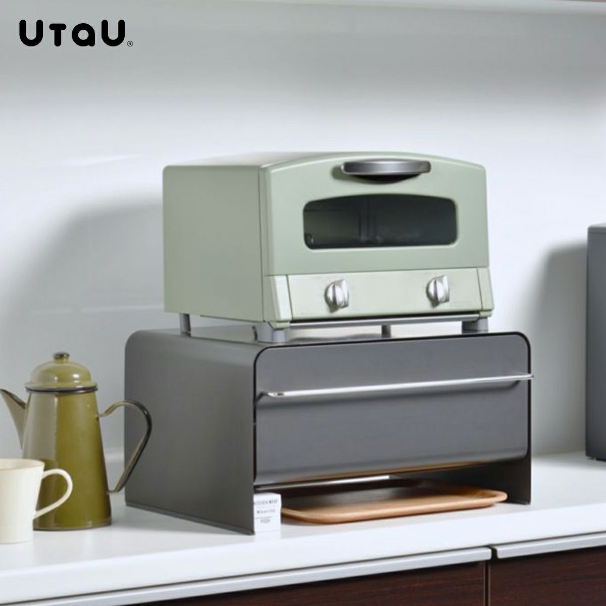 ウタウ UtaU カウンタードロワー ピュワホワイト《公式》キッチン用品