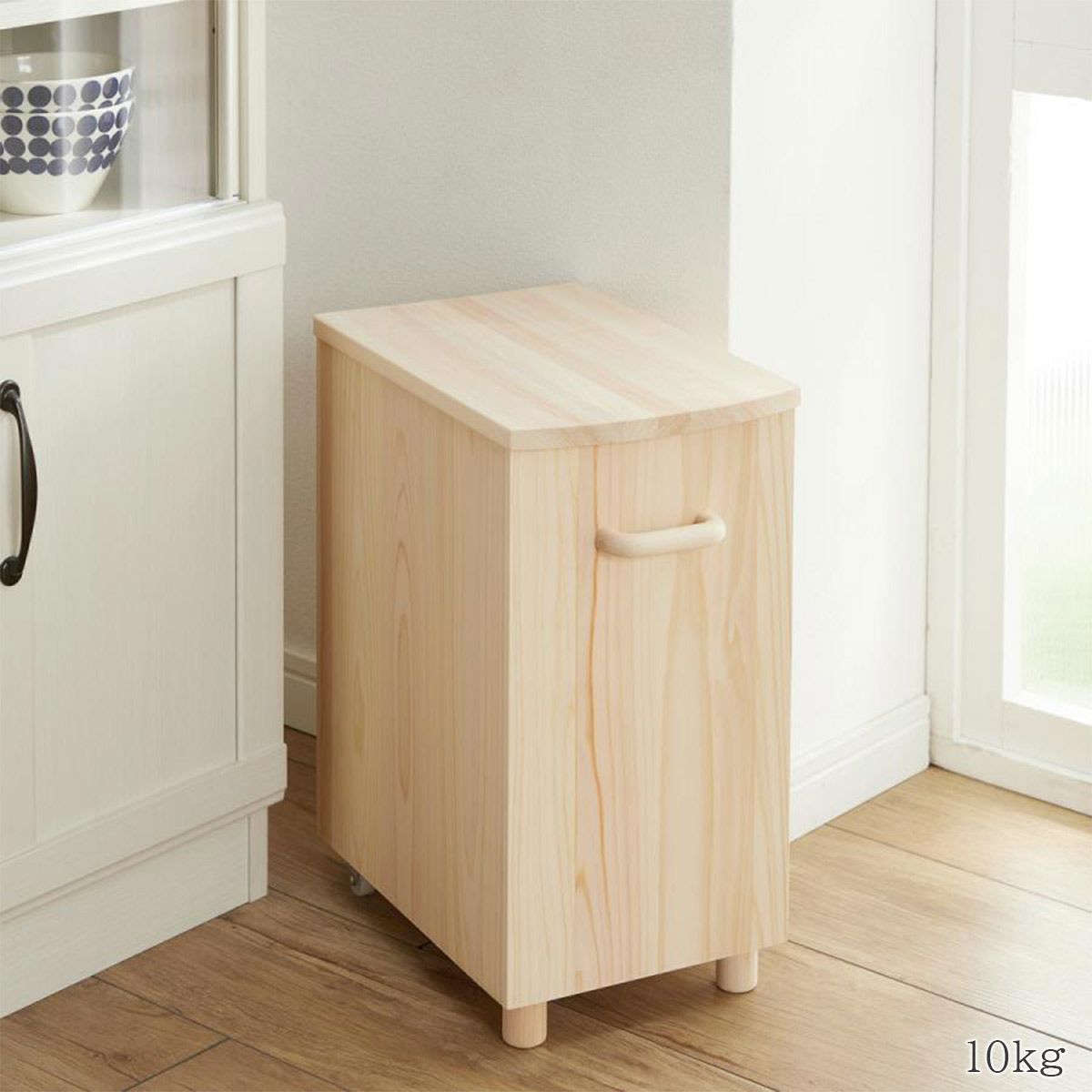 梅沢木材工芸社 袋のまま入れる桧の米びつ 10kg用通販通販｜《公式