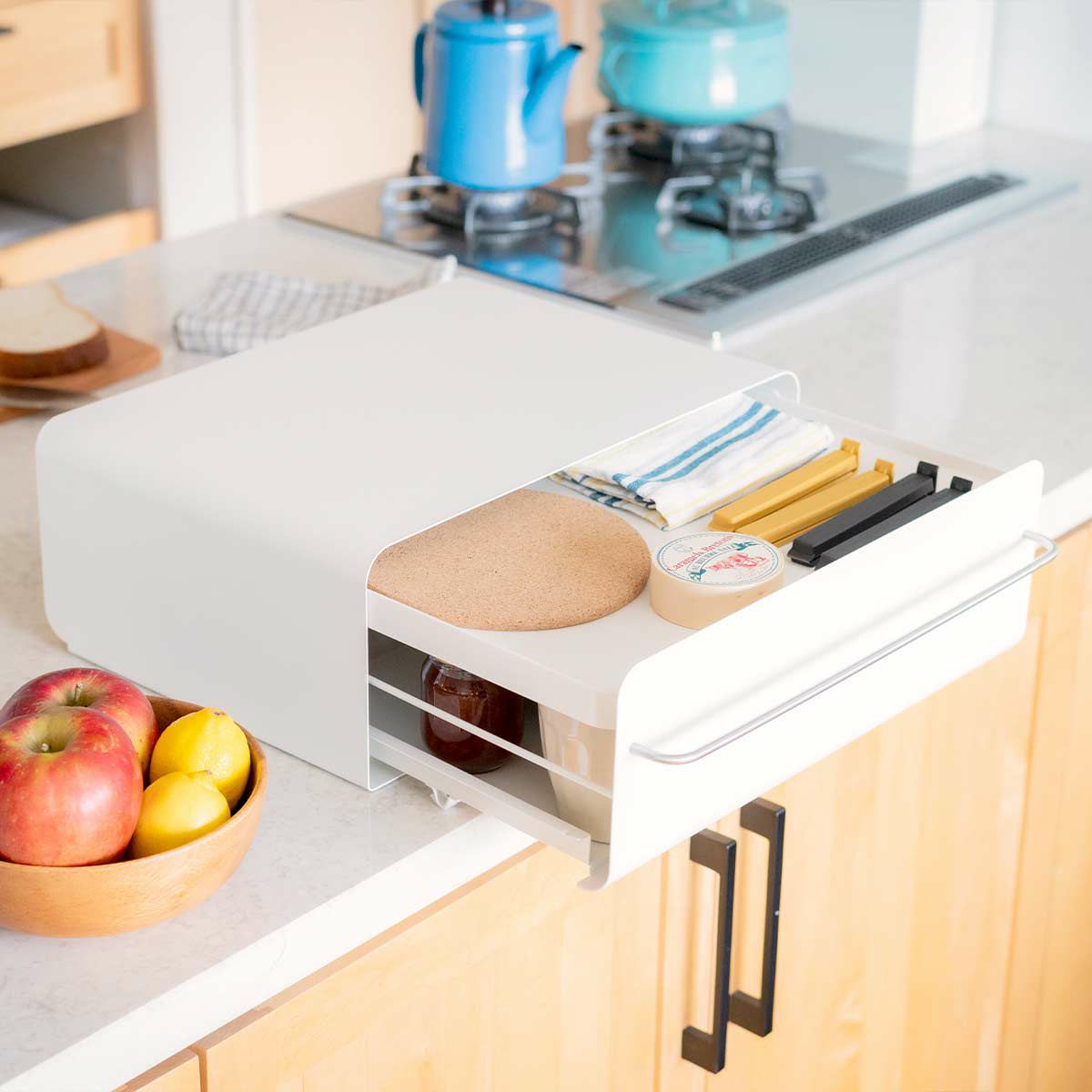 ウタウ UtaU カウンタードロワー ピュワホワイト《公式》キッチン用品