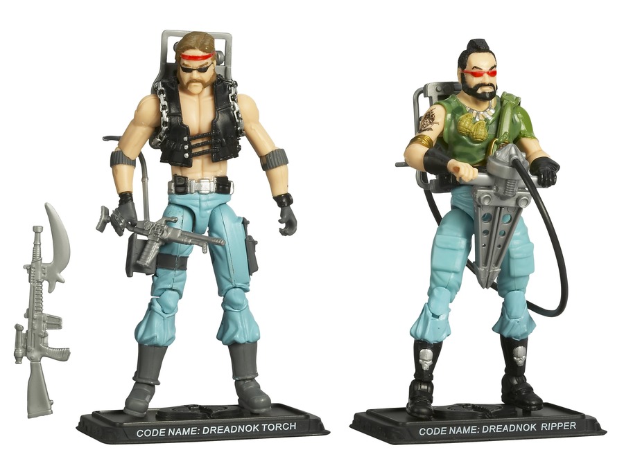 GI JOE 25th Anniv. 2-pack Dreadnoks Torch & Ripper