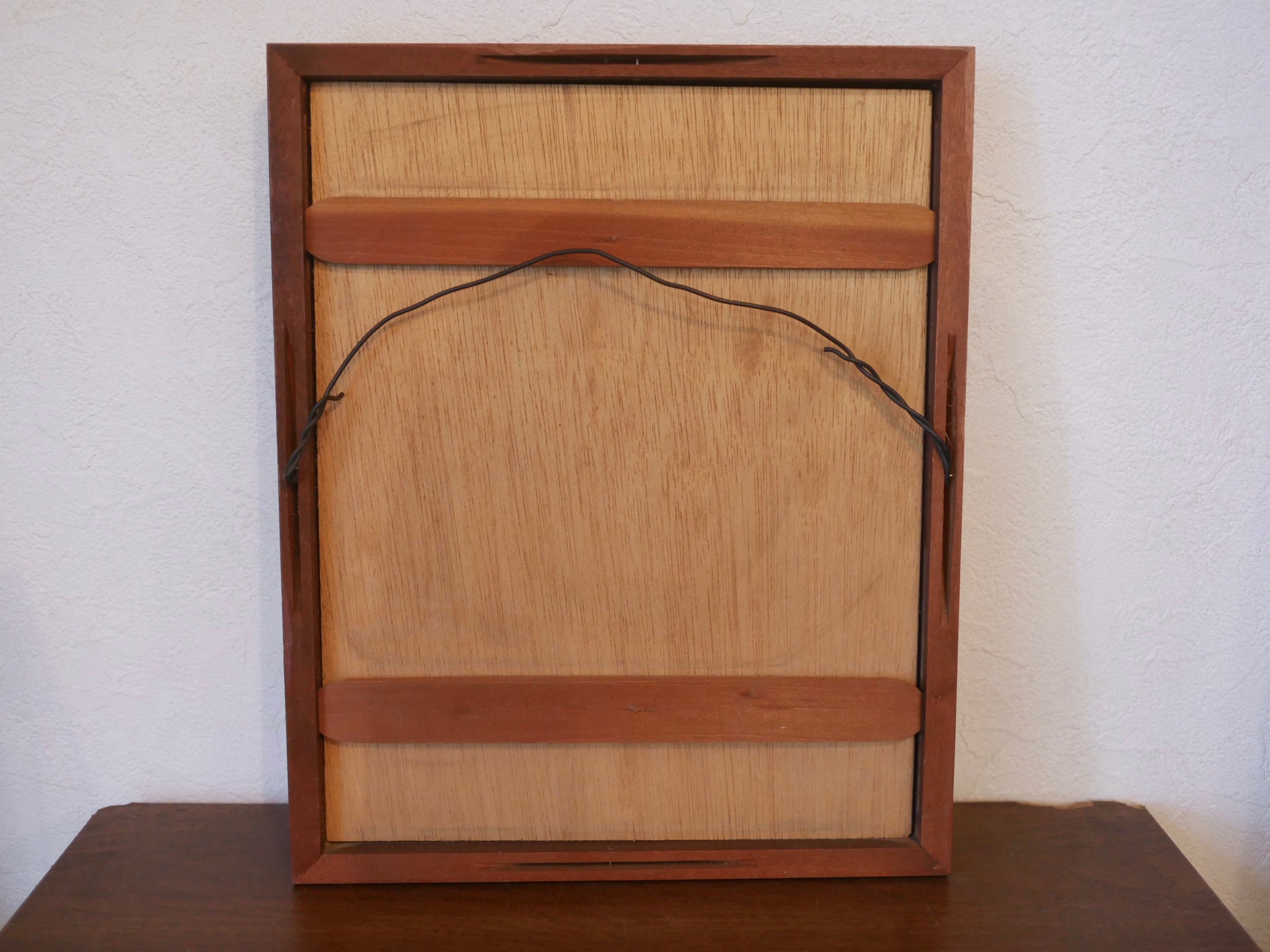 畦地梅太郎【子供と犬】木版画 額装 – smileantiques