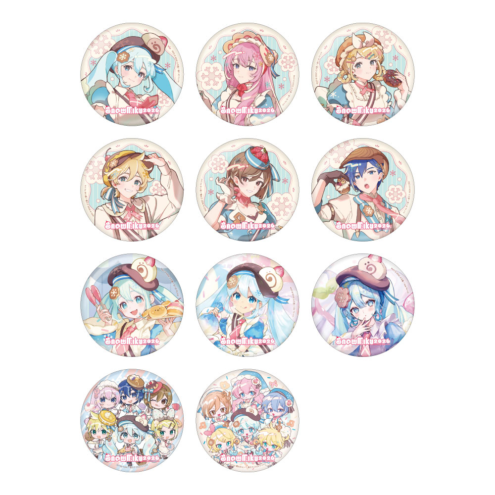グッズ]SNOW MIKU 2026 BIG缶バッジ（ランダム11種）｜SNOW MIKU 2026