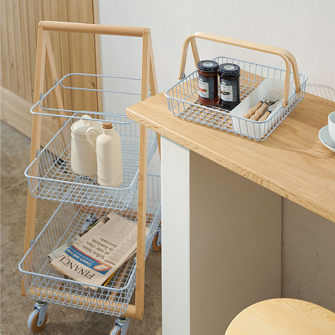 Mash リヴ キャリーバスケットワゴンM | セレクトショップ・AQUA（アクア）