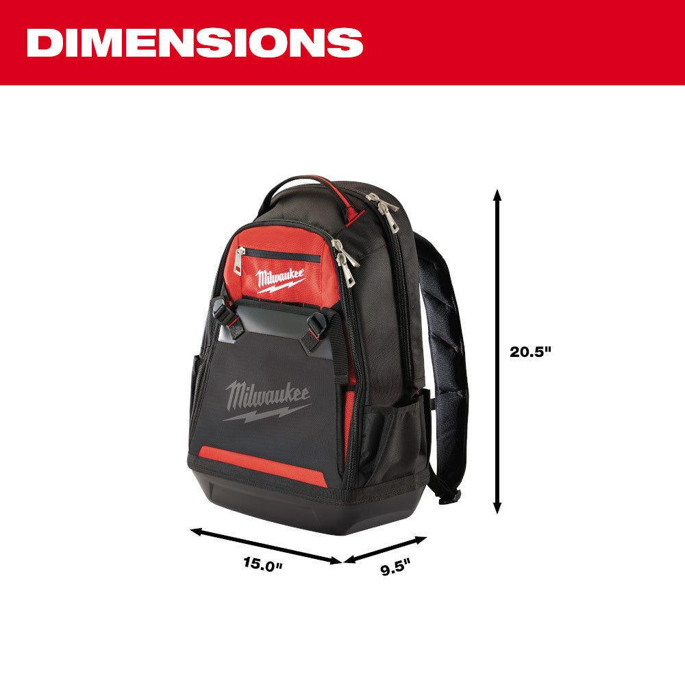 Milwaukee 48-22-8200, Jobsite Backpack – Squares Hardware Inc