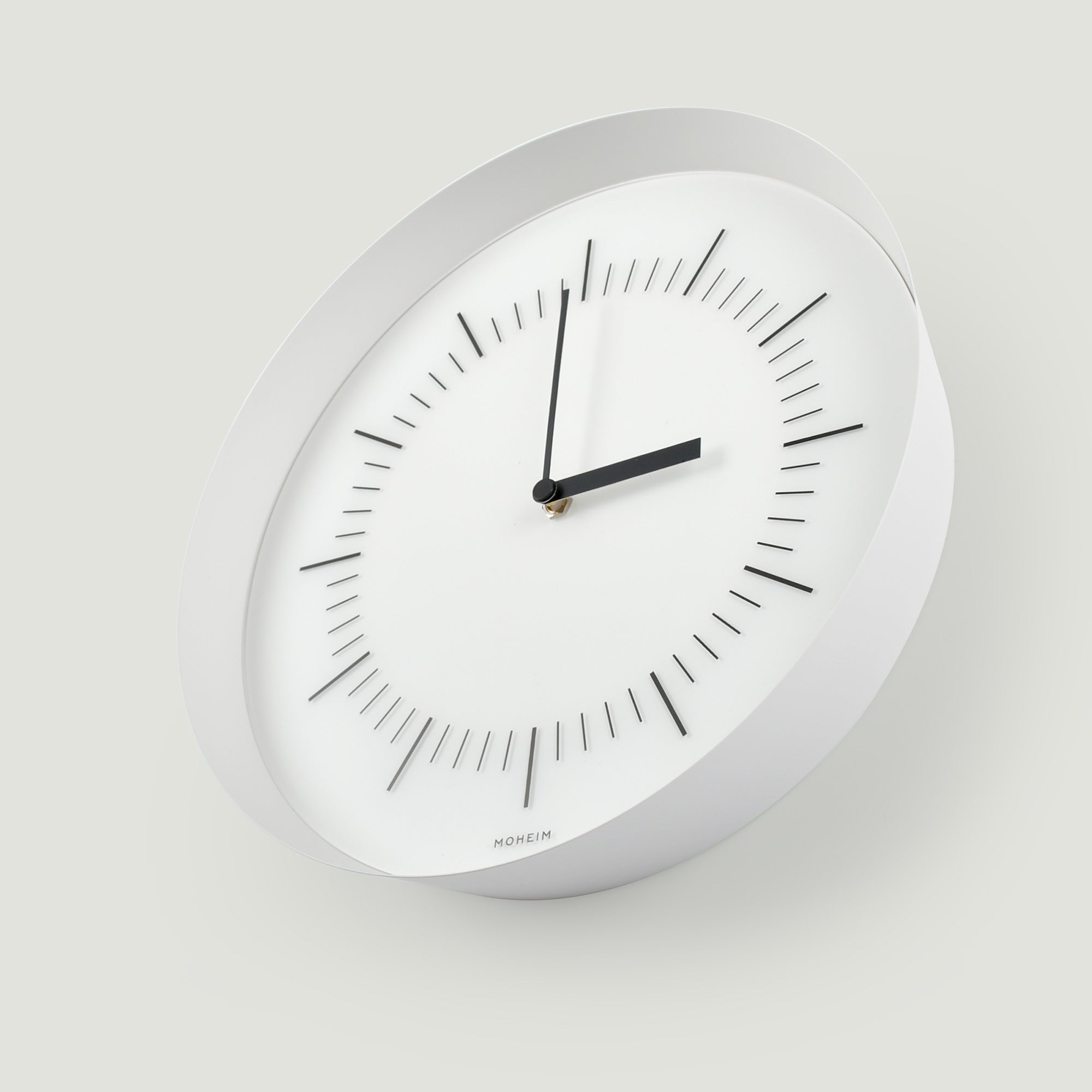HORN 掛け時計 | シンプルで静かなウォールクロック [MOHEIM]