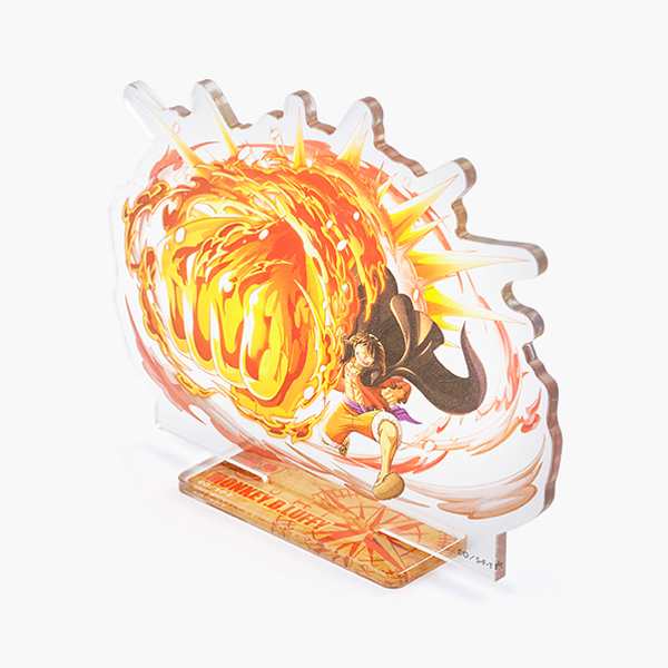 ワンピース】箔押しアクリルスタンド／ルフィ（必殺技）: 雑貨｜東映