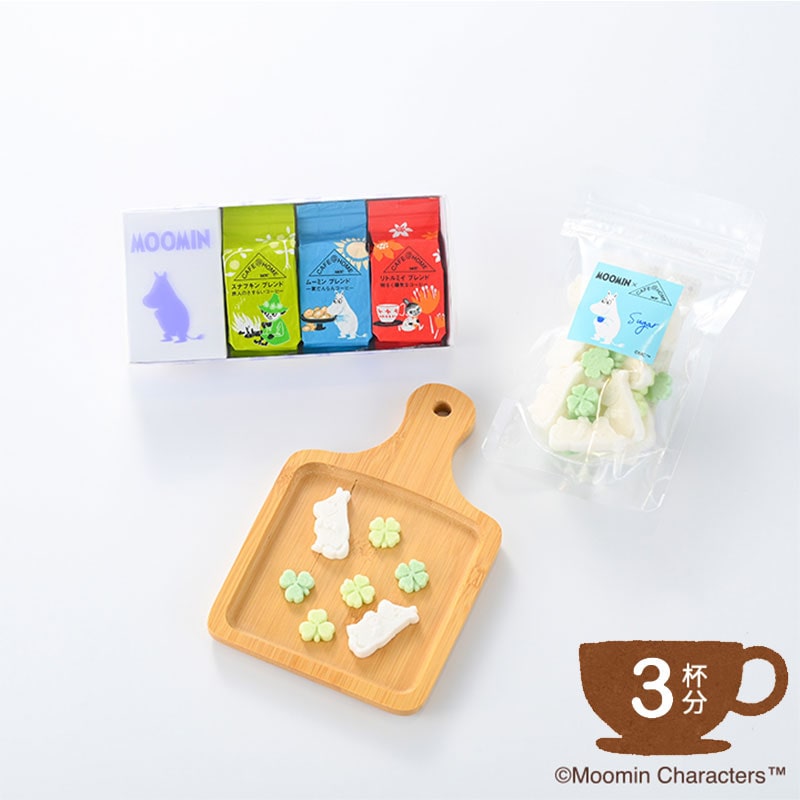 CAFE@HOME ムーミン谷 ゆかいな仲間セット 3杯分&CAFE＠HOME ムーミン