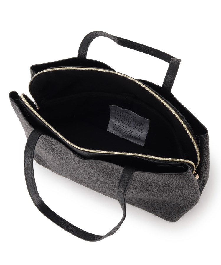 A4サイズもポケットに入る／多収納あおりトートバッグ（トートバッグ