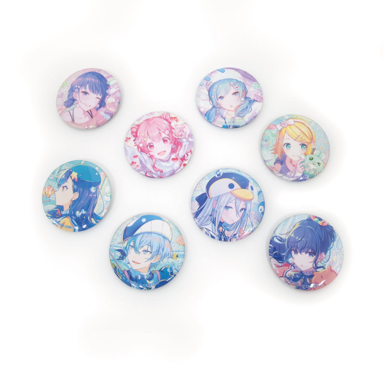 プロセカ 缶バッジ グリ缶 46B 冬弥 10点セット 予約商品】グリッター