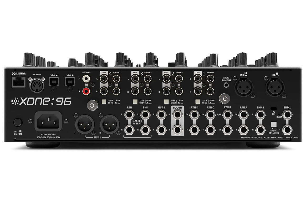 Allen & Heath Xone:96 Analogue DJ Mixer with Dual Audio Interface