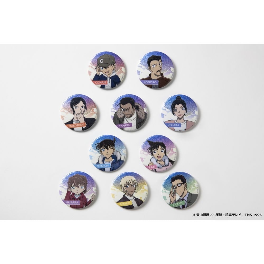 名探偵コナン」キラキラ缶バッジコレクション snow ver. BOX: グッズ