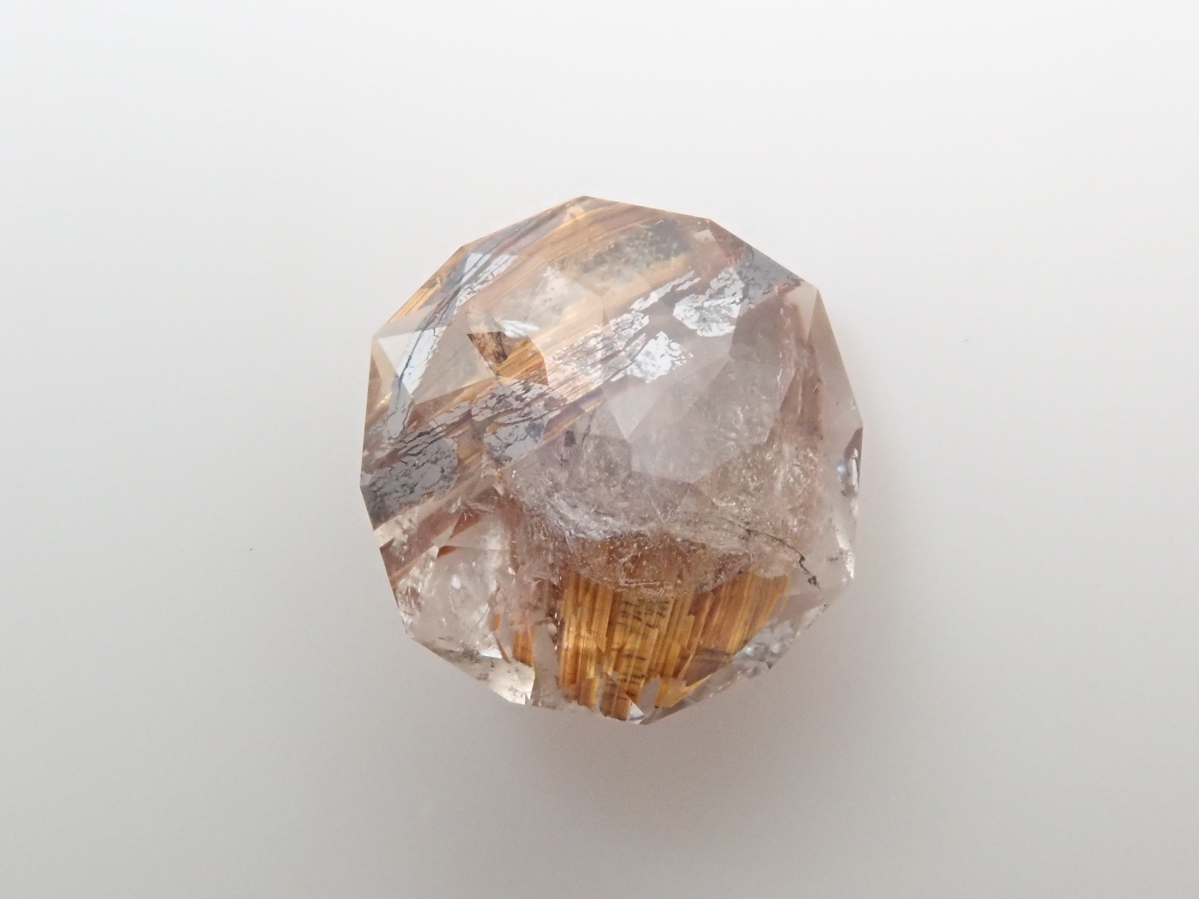 Copper rutilated quartz 1.165ct loose