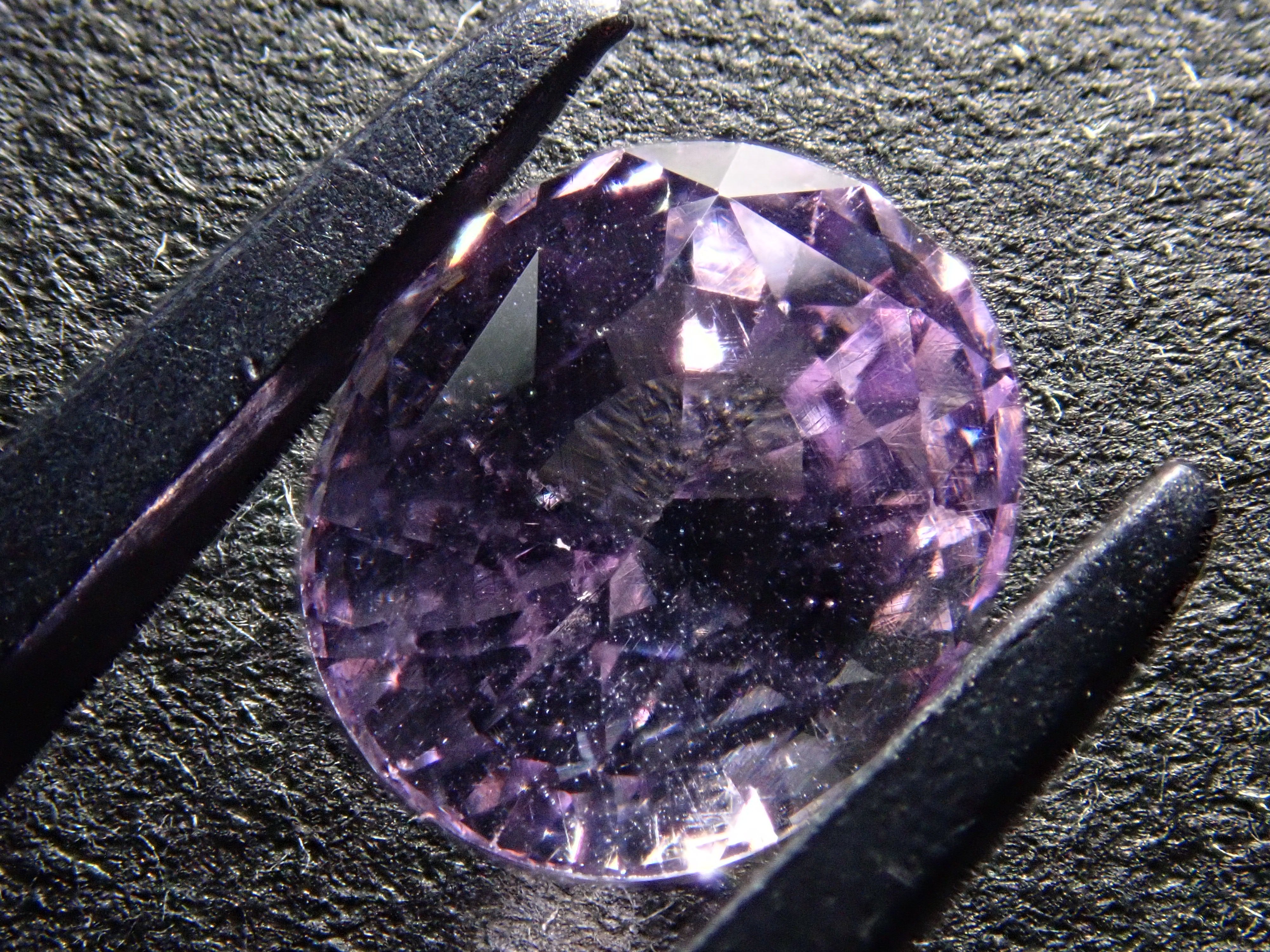 スリランカ産パープルスピネル 1.638ctルース 日独鑑