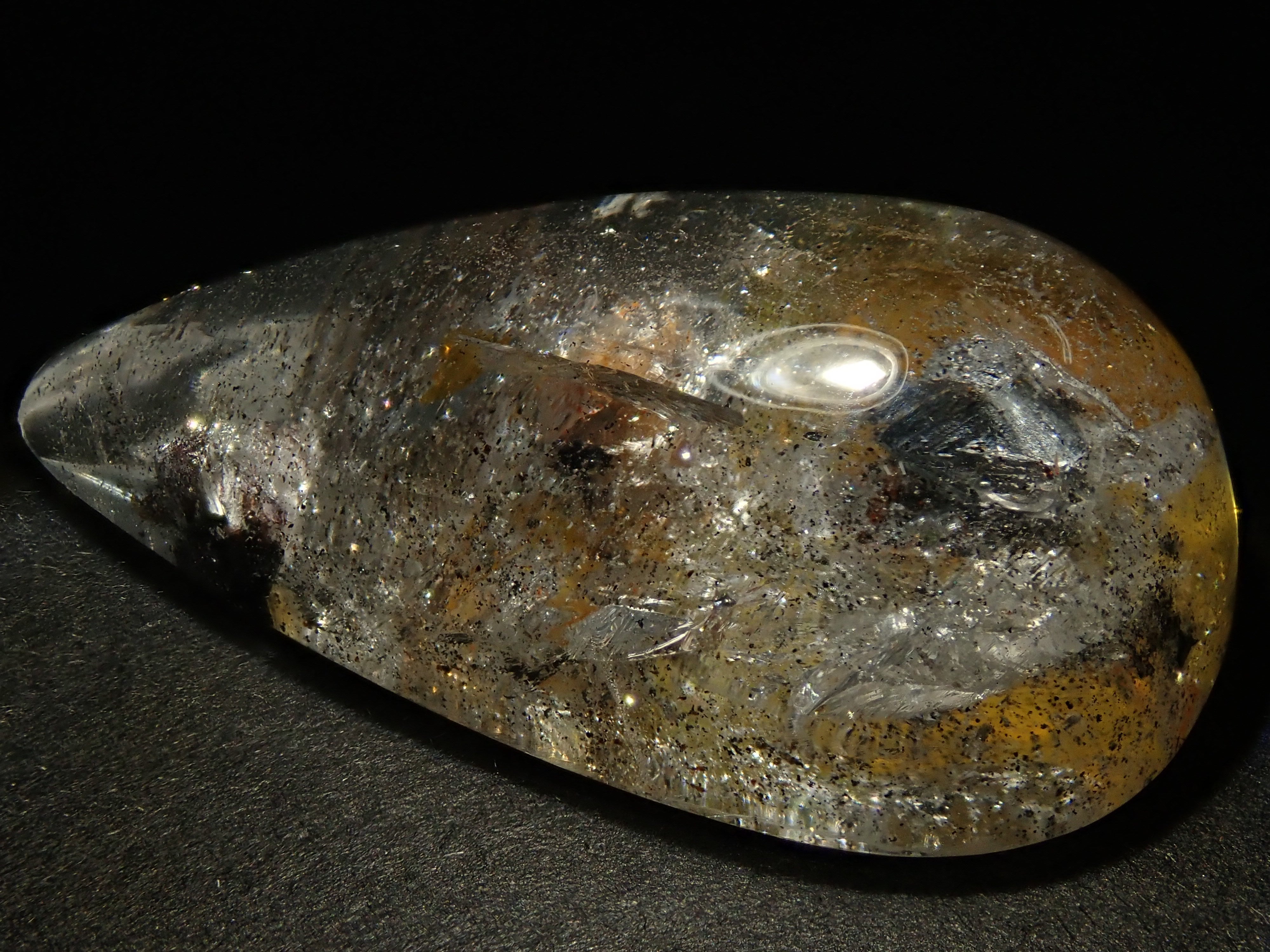 1/28 22時販売】ブラジル産パイライトインクォーツ 34.864ctルース